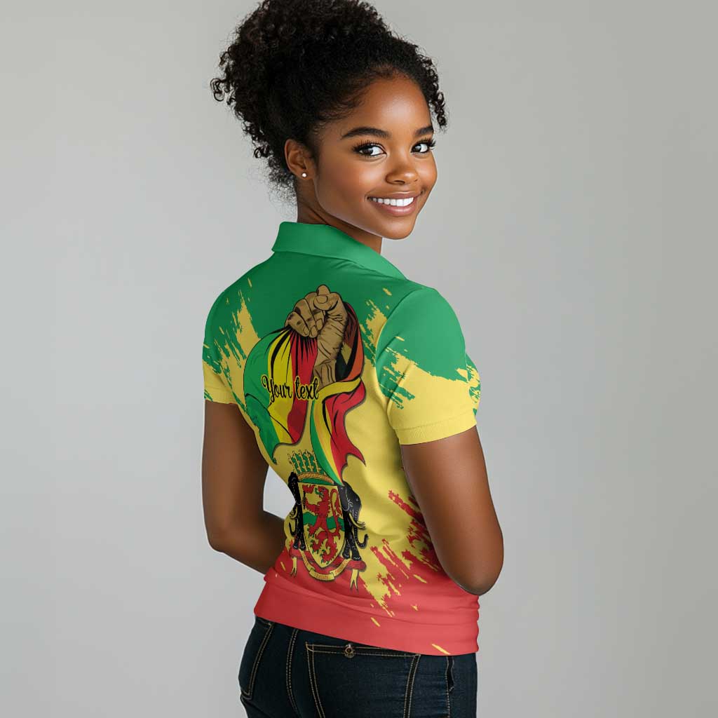 Republic of The Congo Independence Day Personalized Women Polo Shirt Congo-Brazzaville Since 1960 - African Pride