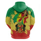 Republic of The Congo Independence Day Personalized Zip Hoodie Congo-Brazzaville Since 1960 - African Pride