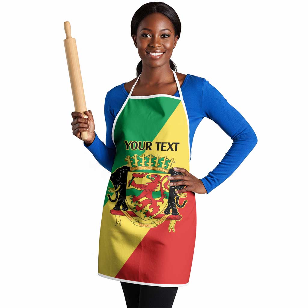 Republic of The Congo Personalized Apron Simple Flag Style