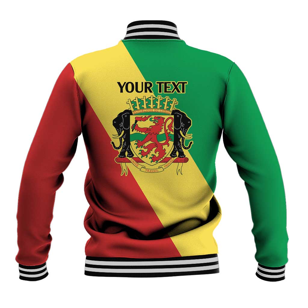 Republic of The Congo Personalized Baseball Jacket Simple Flag Style - African Pride