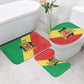 Republic of The Congo Personalized Bathroom Set Simple Flag Style