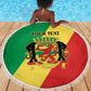 Republic of The Congo Personalized Beach Blanket Simple Flag Style - African Pride