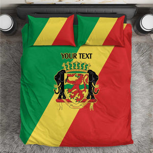 Republic of The Congo Personalized Bedding Set Simple Flag Style - African Pride