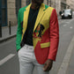 Republic of The Congo Personalized Blazer Simple Flag Style
