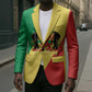 Republic of The Congo Personalized Blazer Simple Flag Style