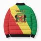 Republic of The Congo Personalized Bomber Puffer Jacket Simple Flag Style