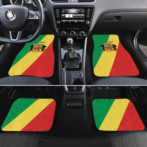 Republic of The Congo Personalized Car Mats Simple Flag Style - African Pride