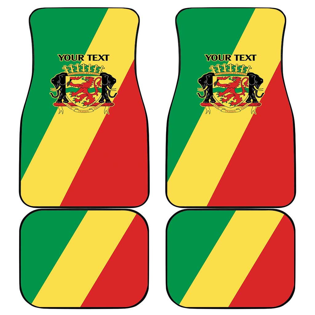 Republic of The Congo Personalized Car Mats Simple Flag Style - African Pride