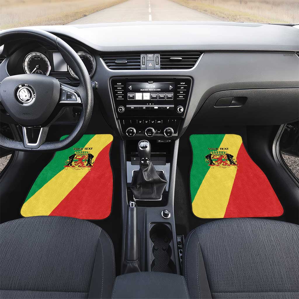 Republic of The Congo Personalized Car Mats Simple Flag Style - African Pride