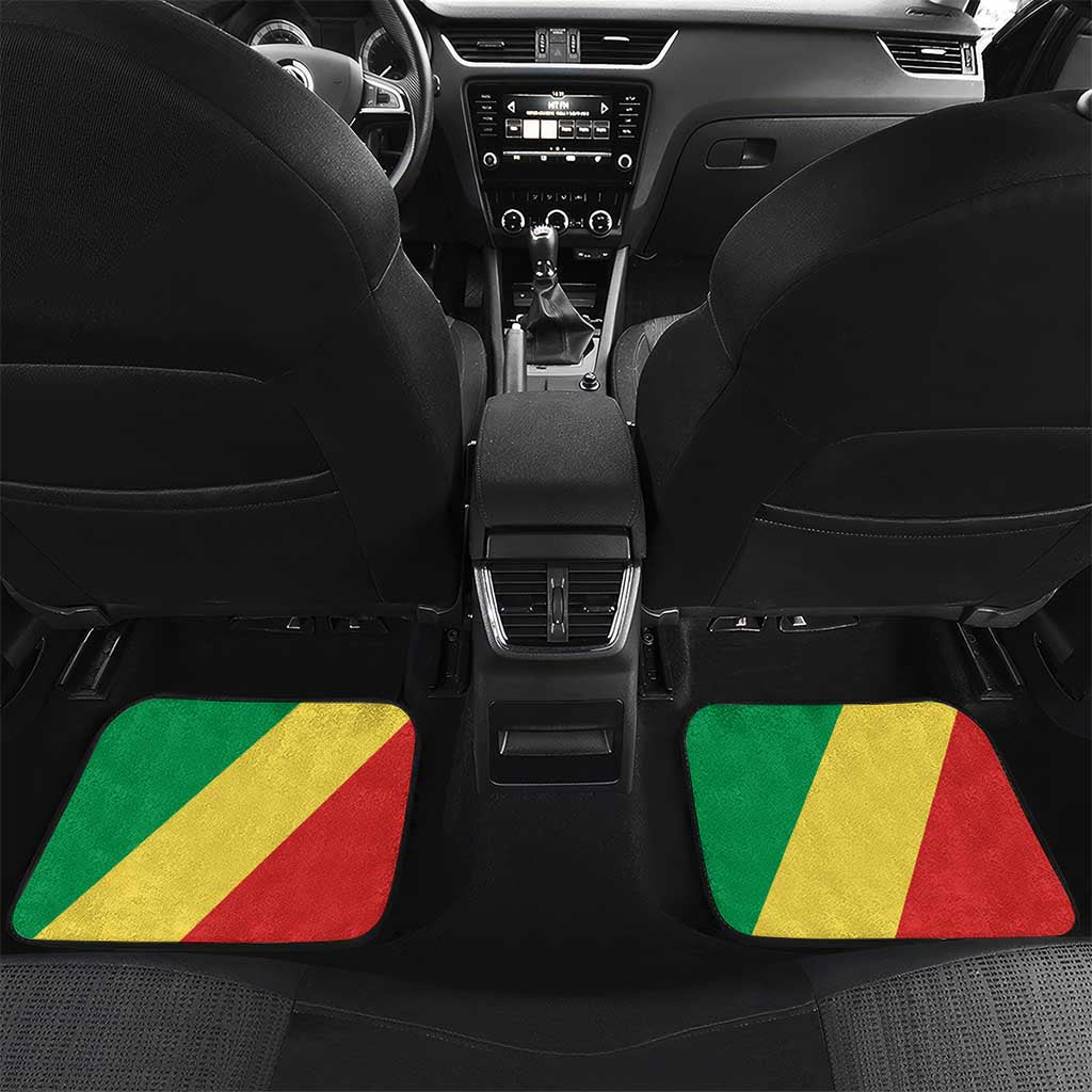Republic of The Congo Personalized Car Mats Simple Flag Style - African Pride