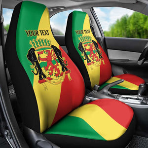 Republic of The Congo Personalized Car Seat Cover Simple Flag Style - African Pride