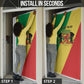 Republic of The Congo Personalized Door Cover Simple Flag Style
