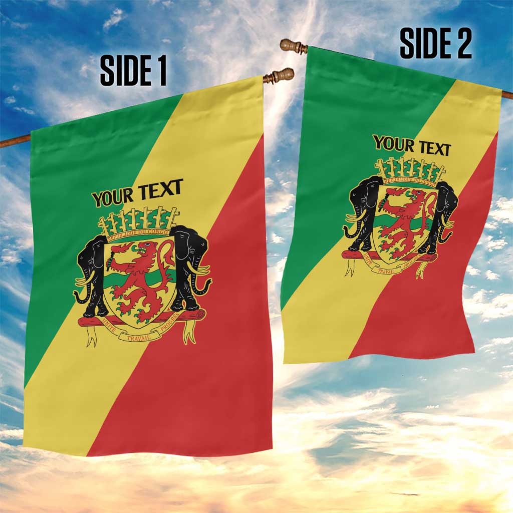 Republic of The Congo Personalized Garden Flag Simple Flag Style - African Pride