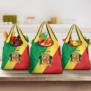 Republic of The Congo Personalized Grocery Bag Simple Flag Style - African Pride