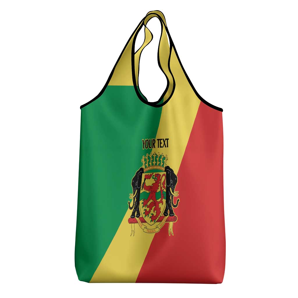 Republic of The Congo Personalized Grocery Bag Simple Flag Style - African Pride