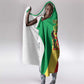 Republic of The Congo Personalized Hooded Blanket Simple Flag Style - African Pride