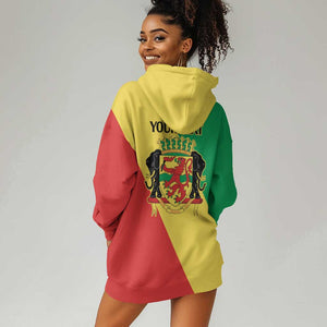 Republic of The Congo Personalized Hoodie Dress Simple Flag Style - African Pride