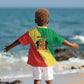 Republic of The Congo Personalized Kid Hawaiian Shirt Simple Flag Style - African Pride