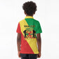 Republic of The Congo Personalized Kid Polo Shirt Simple Flag Style - African Pride