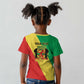 Republic of The Congo Personalized Kid T shirt Simple Flag Style - African Pride