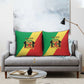 Republic of The Congo Personalized Pillow Cover Simple Flag Style