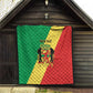 Republic of The Congo Personalized Quilt Simple Flag Style - African Pride