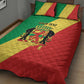 Republic of The Congo Personalized Quilt Bed Set Simple Flag Style - African Pride