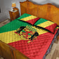 Republic of The Congo Personalized Quilt Bed Set Simple Flag Style - African Pride