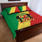Republic of The Congo Personalized Quilt Bed Set Simple Flag Style - African Pride