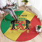 Republic of The Congo Personalized Round Carpet Simple Flag Style - African Pride