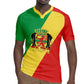 Republic of The Congo Personalized Rugby Jersey Simple Flag Style - African Pride