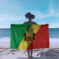 Republic of The Congo Personalized Sarong Simple Flag Style - African Pride