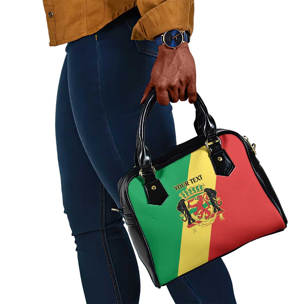 Republic of The Congo Personalized Shoulder Handbag Simple Flag Style - African Pride