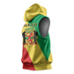 Republic of The Congo Personalized Sleeveless Hoodie Simple Flag Style - African Pride