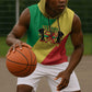 Republic of The Congo Personalized Sleeveless Hoodie Simple Flag Style - African Pride