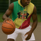 Republic of The Congo Personalized Sleeveless Zip Hoodie Simple Flag Style - African Pride