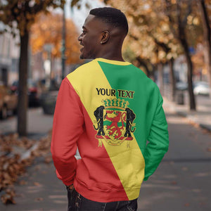 Republic of The Congo Personalized Sweatshirt Simple Flag Style - African Pride