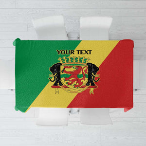 Republic of The Congo Personalized Tablecloth Simple Flag Style - African Pride