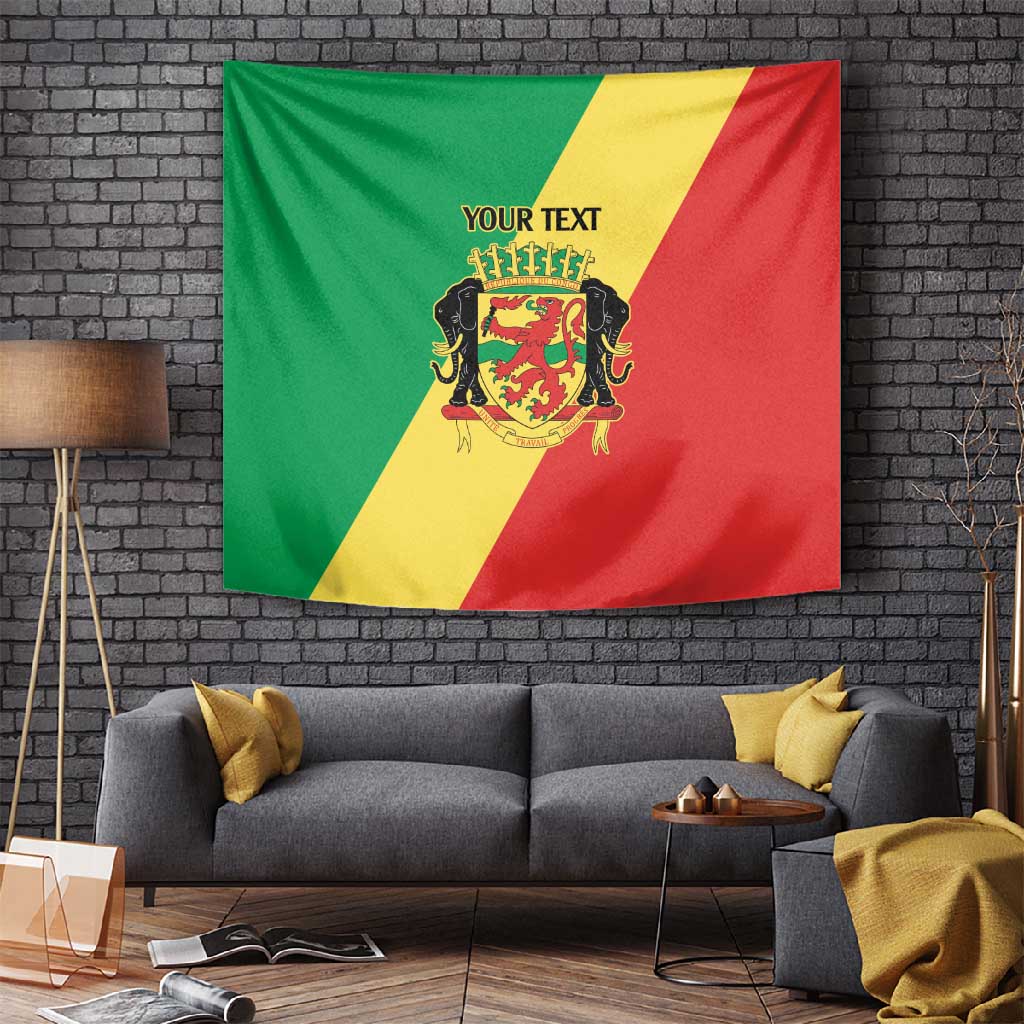 Republic of The Congo Personalized Tapestry Simple Flag Style - African Pride