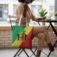 Republic of The Congo Personalized Tote Bag Simple Flag Style