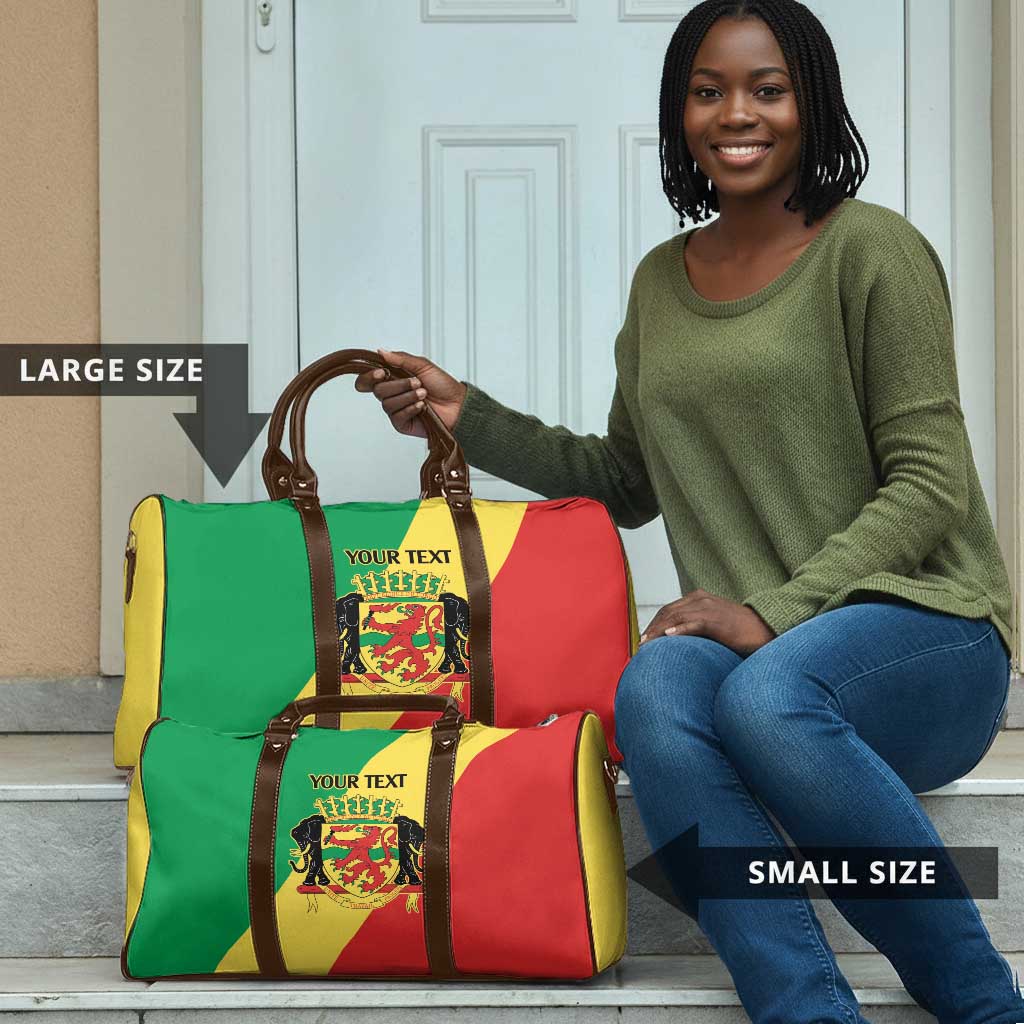 Republic of The Congo Personalized Travel Bag Simple Flag Style