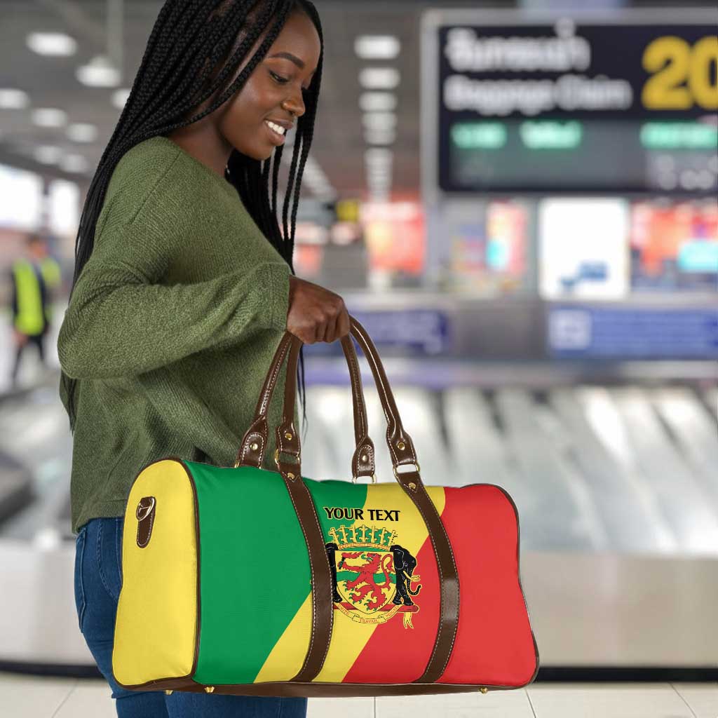 Republic of The Congo Personalized Travel Bag Simple Flag Style