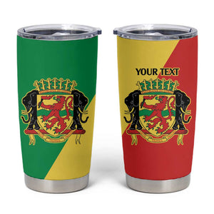 Republic of The Congo Personalized Tumbler Cup Simple Flag Style - African Pride