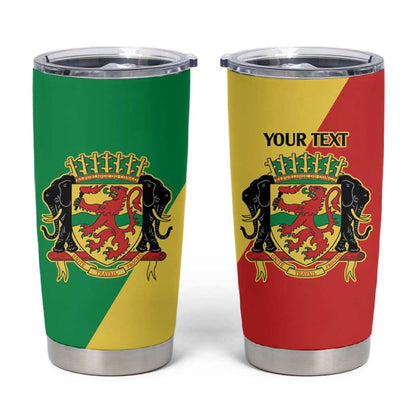 Republic of The Congo Personalized Tumbler Cup Simple Flag Style - African Pride