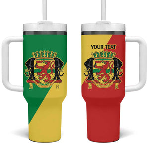 Republic of The Congo Personalized Tumbler With Handle Simple Flag Style - African Pride