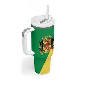 Republic of The Congo Personalized Tumbler With Handle Simple Flag Style - African Pride