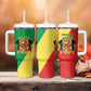 Republic of The Congo Personalized Tumbler With Handle Simple Flag Style - African Pride
