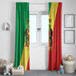 Republic of The Congo Personalized Window Curtain Simple Flag Style - African Pride