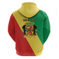 Republic of The Congo Personalized Zip Hoodie Simple Flag Style - African Pride