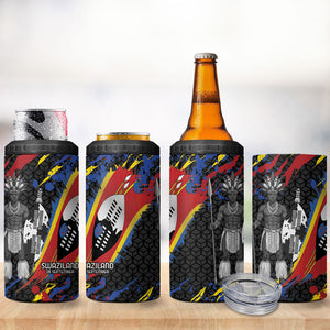 Swaziland Eswatini Somhlolo Day 4 in 1 Can Cooler Tumbler Independence Day